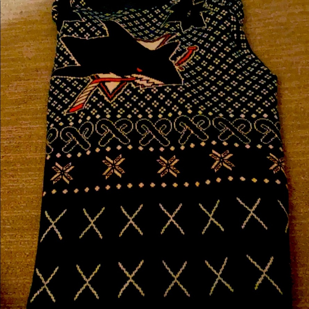 San Jose sharks Christmas sweater.